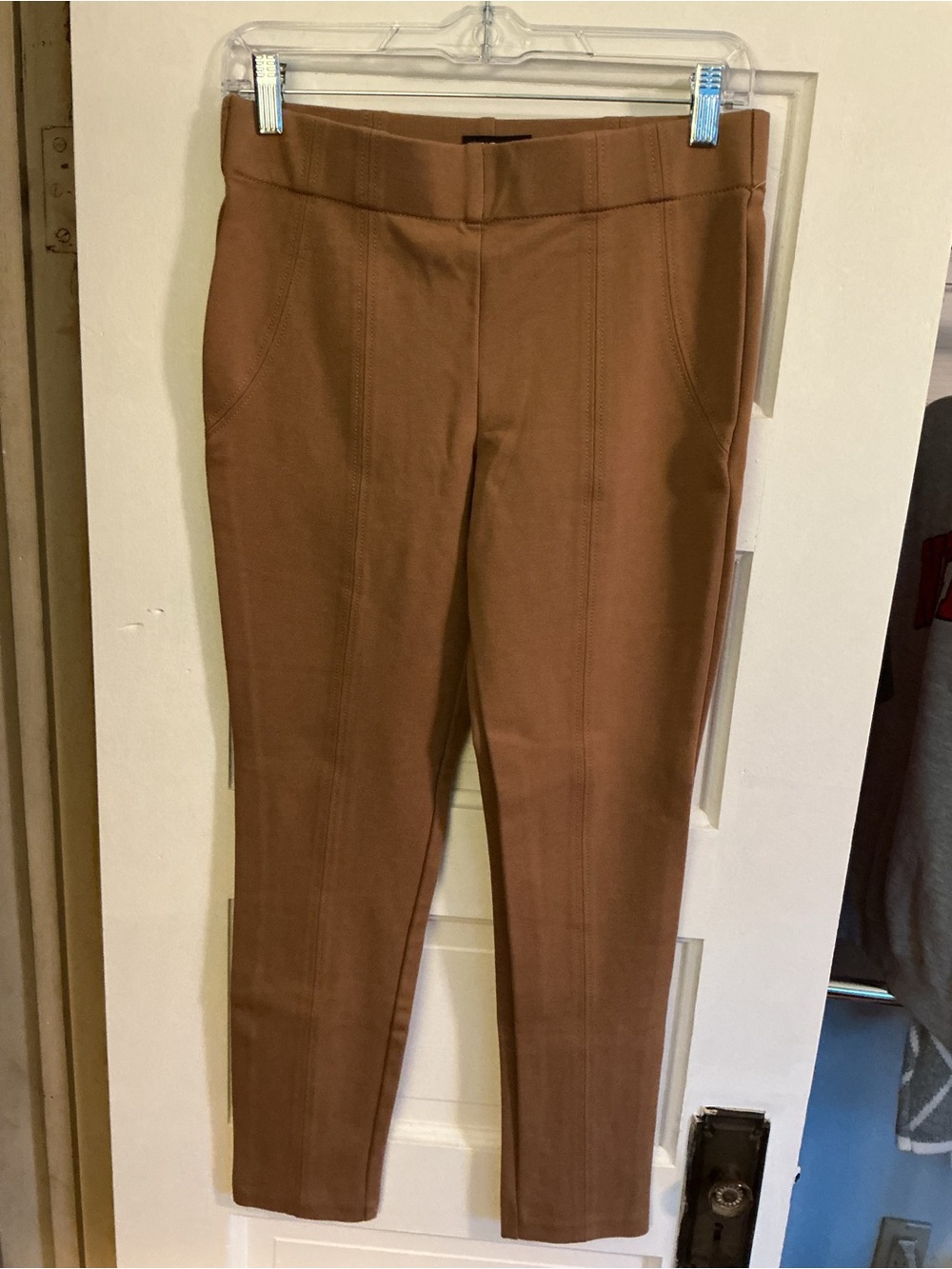 Jones & Co. by Jones New York pull-on pants in Camel Brown
